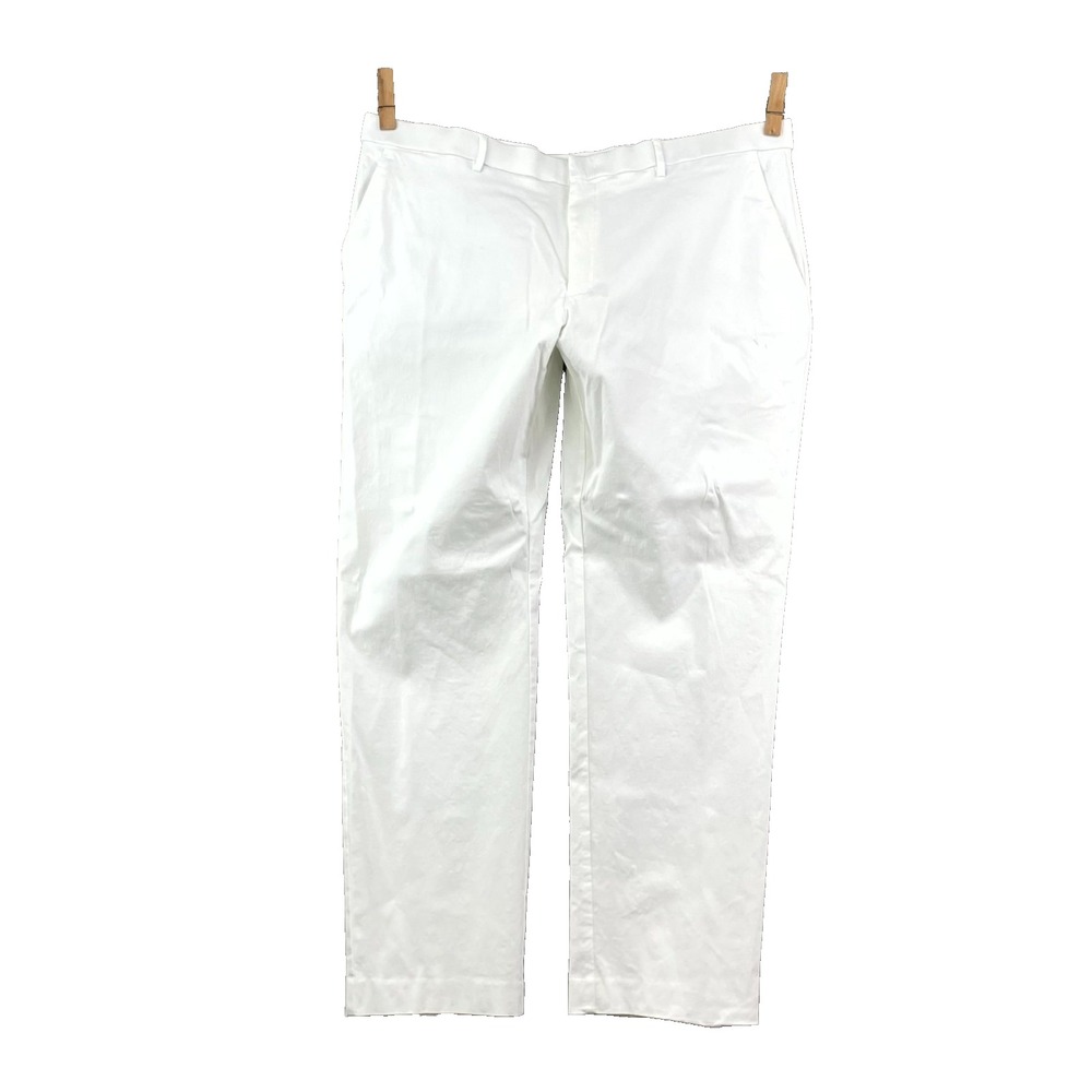Tommy Hilfiger Dress Pants Women 39x29.5* White Classic Business Academia Career